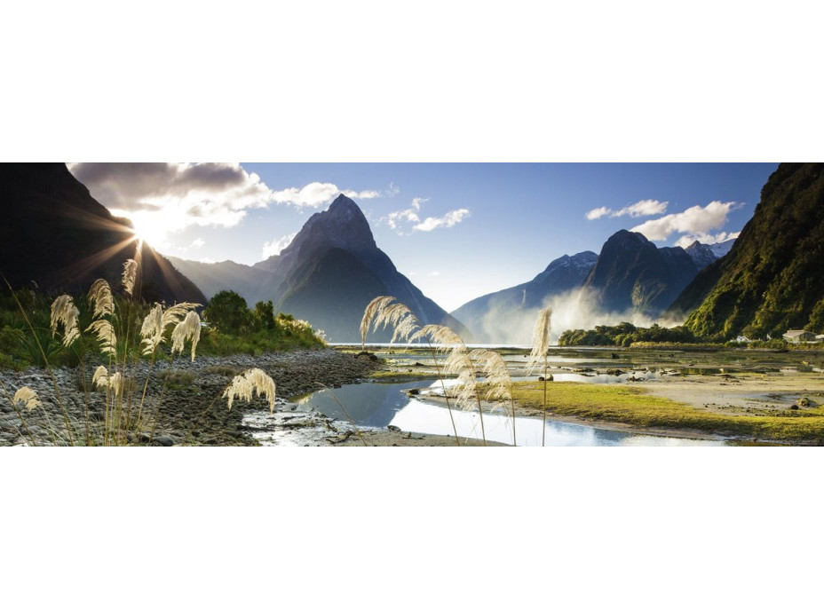 HEYE Panoramatické puzzle Milford Sound, Nový Zéland 1000 dielikov