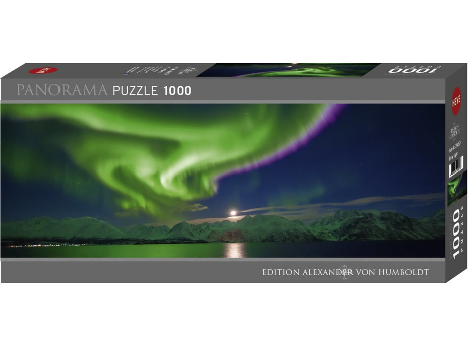 HEYE Panoramatické puzzle Polárna žiara 1000 dielikov