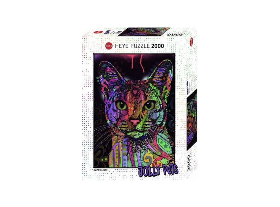 HEYE Puzzle Jolly Pets: Habešská mačka 2000 dielikov