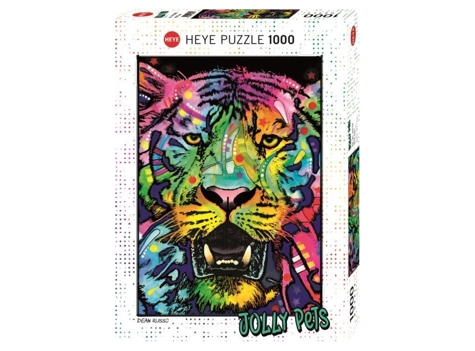 HEYE Puzzle Jolly Pets: Divoký tiger 1000 dielikov