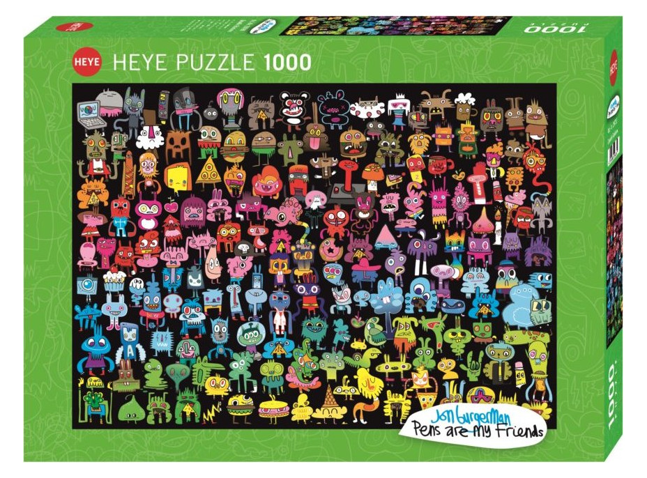 HEYE Puzzle Doodle Rainbow 1000 dielikov