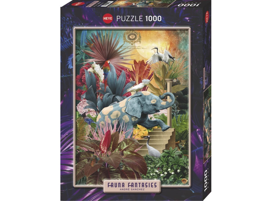 HEYE Puzzle Fauna Fantasies: Elephantaisy 1000 dielikov