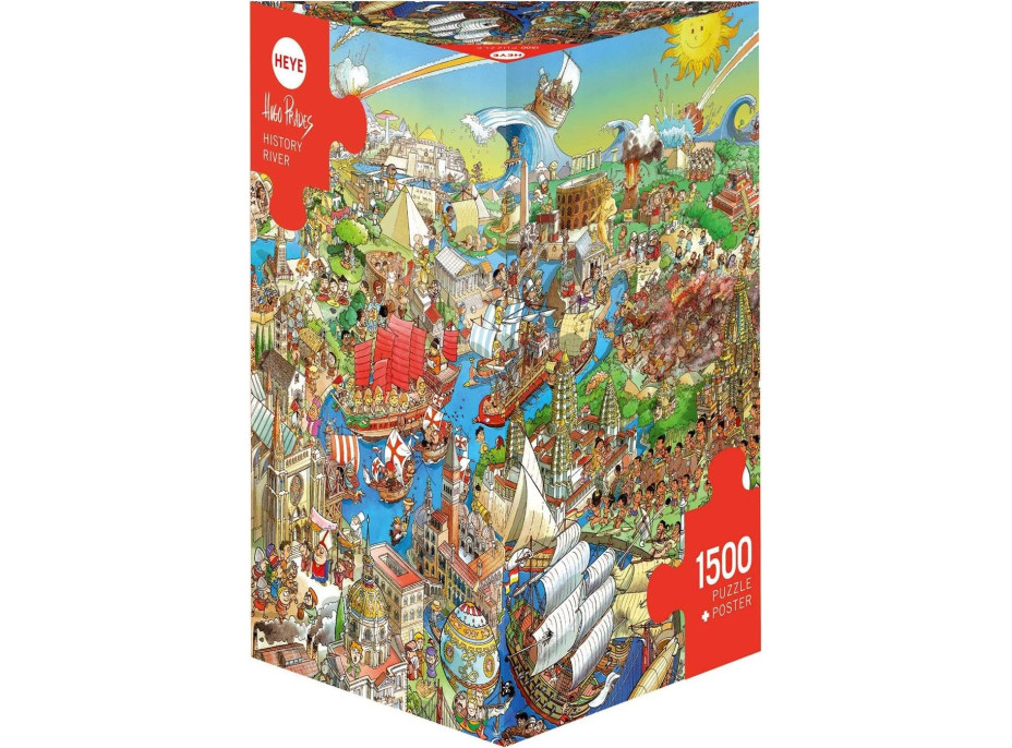 HEYE Puzzle Historická rieka 1500 dielikov