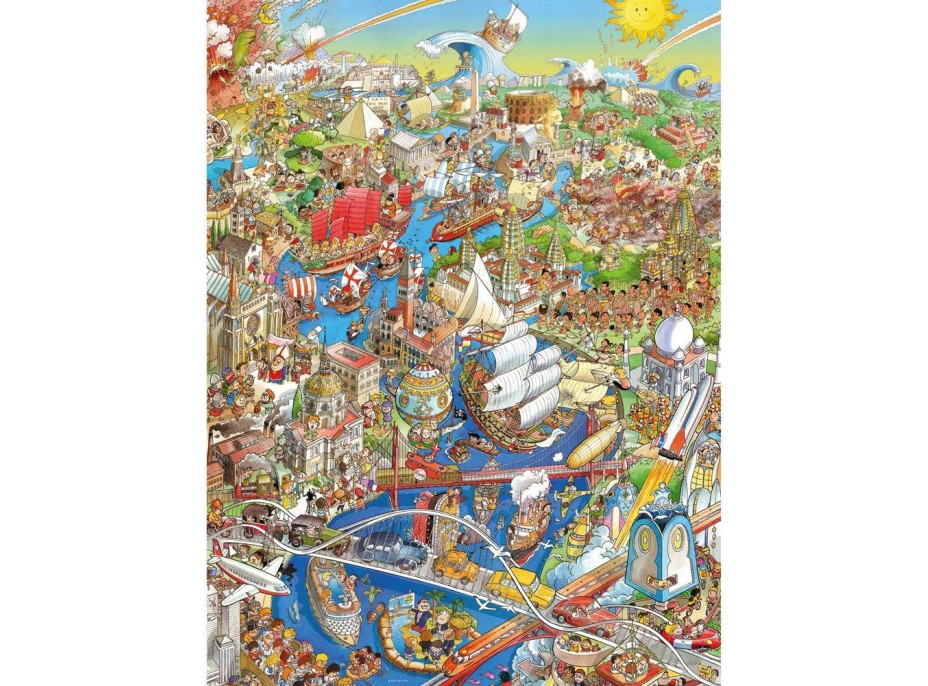 HEYE Puzzle Historická rieka 1500 dielikov