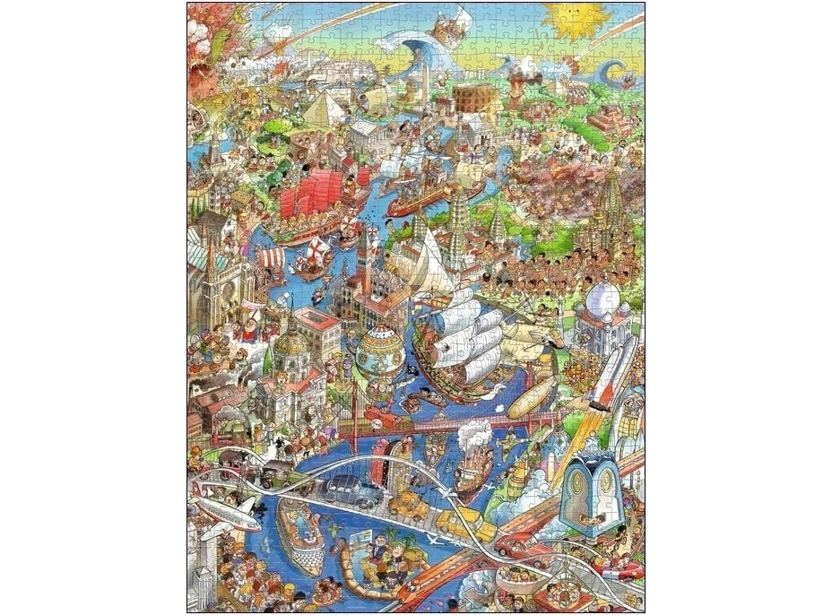 HEYE Puzzle Historická rieka 1500 dielikov