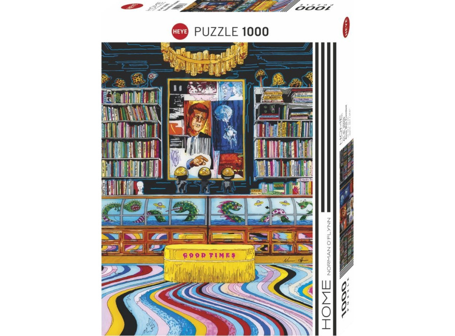 HEYE Puzzle Home: Izba s prezidentom 1000 dielikov