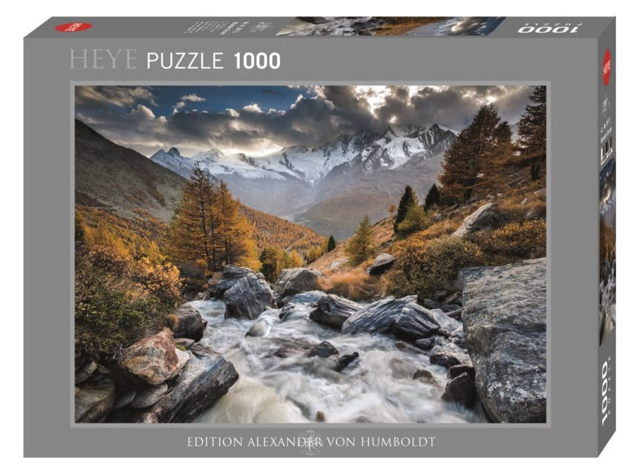 HEYE Puzzle Horský potok, Švajčiarsko 1000 dielikov