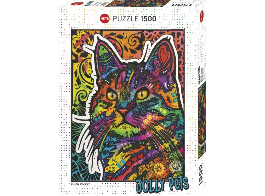 HEYE Puzzle Jolly Pets: Nevyhnutná mačka 1500 dielikov