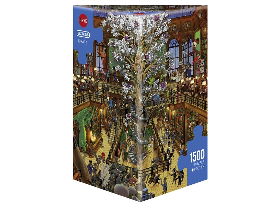 HEYE Puzzle Knižnica 1500 dielikov