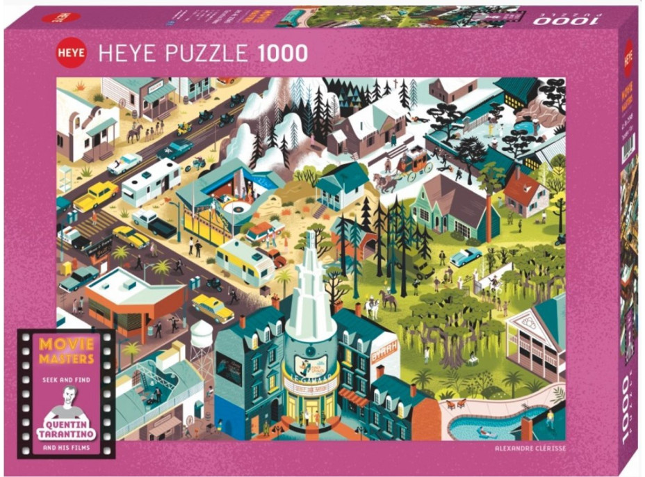 HEYE Puzzle Movie Masters: Filmy Quentina Tarantina 1000 dielikov