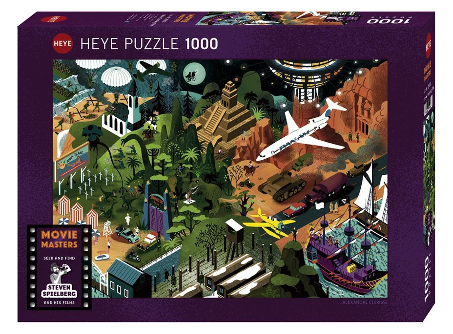 HEYE Puzzle Movie Masters: Filmy Stevena Spielberga 1000 dielikov