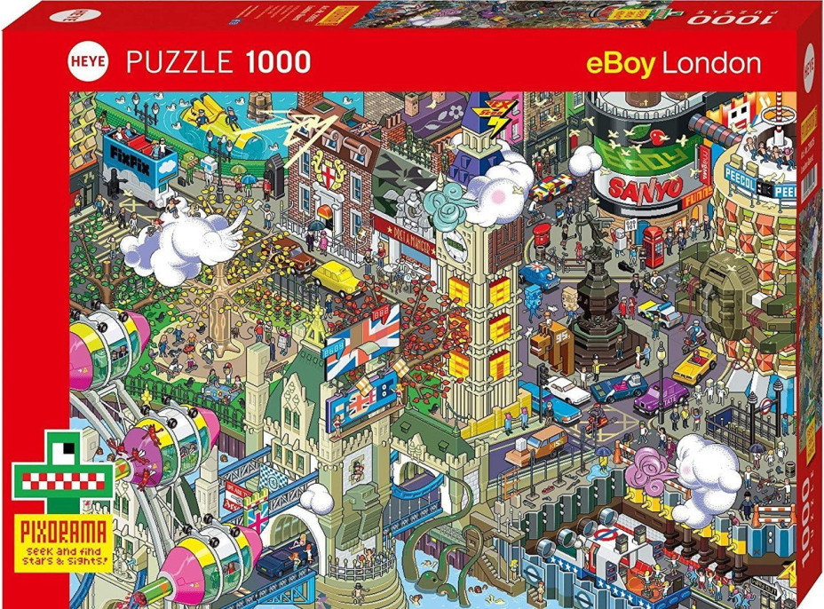 HEYE Puzzle Pixorama: Londýnske pátranie 1000 dielikov