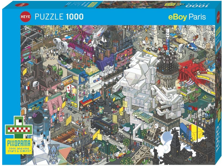 HEYE Puzzle Pixorama: Parížske pátranie 1000 dielikov