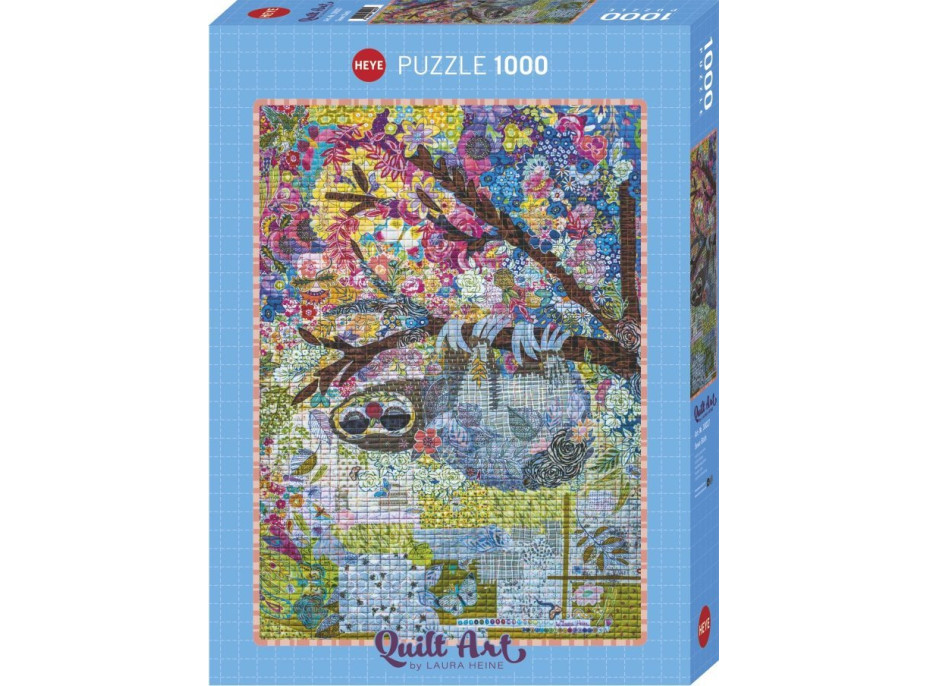 HEYE Puzzle Quilt Art: Vyšívaný leňoch 1000 dielikov