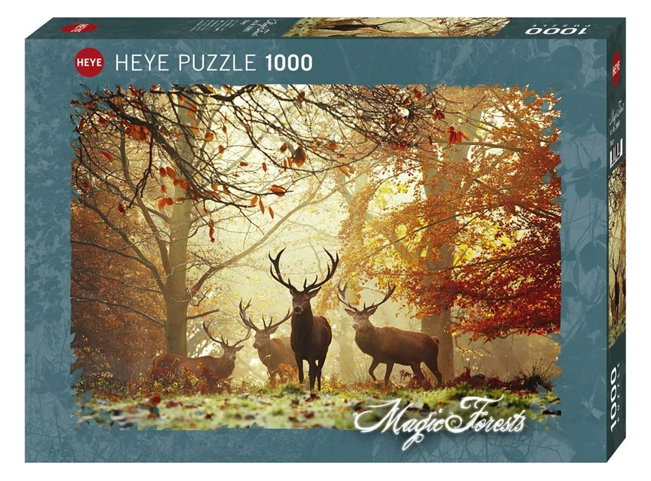 HEYE Puzzle Kúzelné lesy: Jelene 1000 dielikov