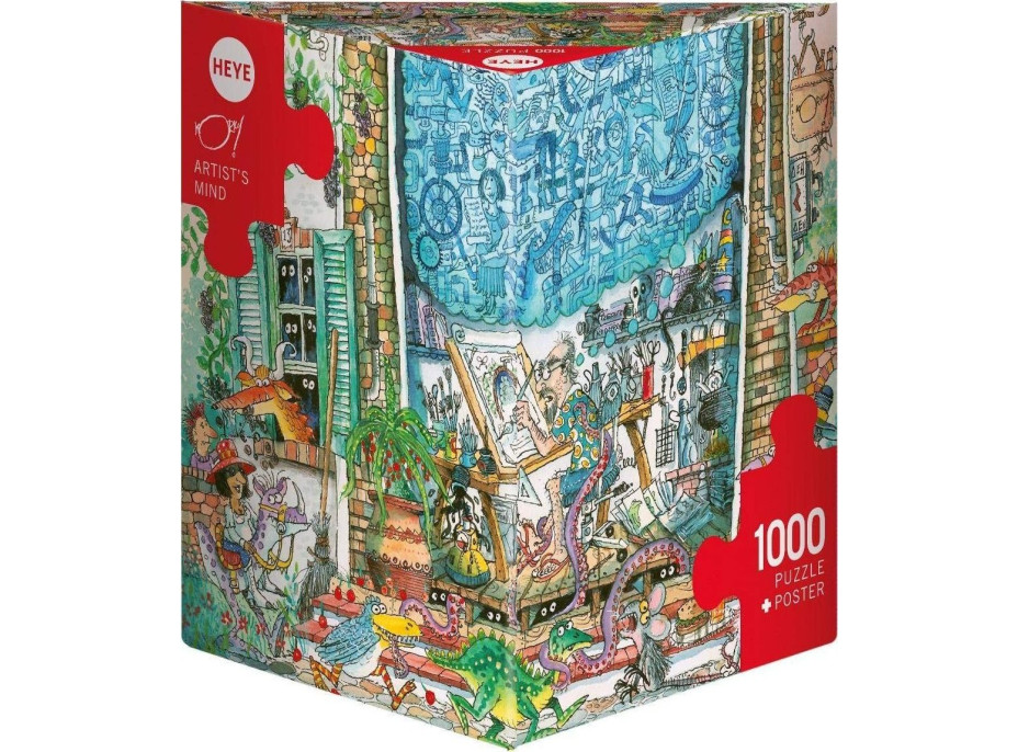 HEYE Puzzle Umelcova myseľ 1000 dielikov