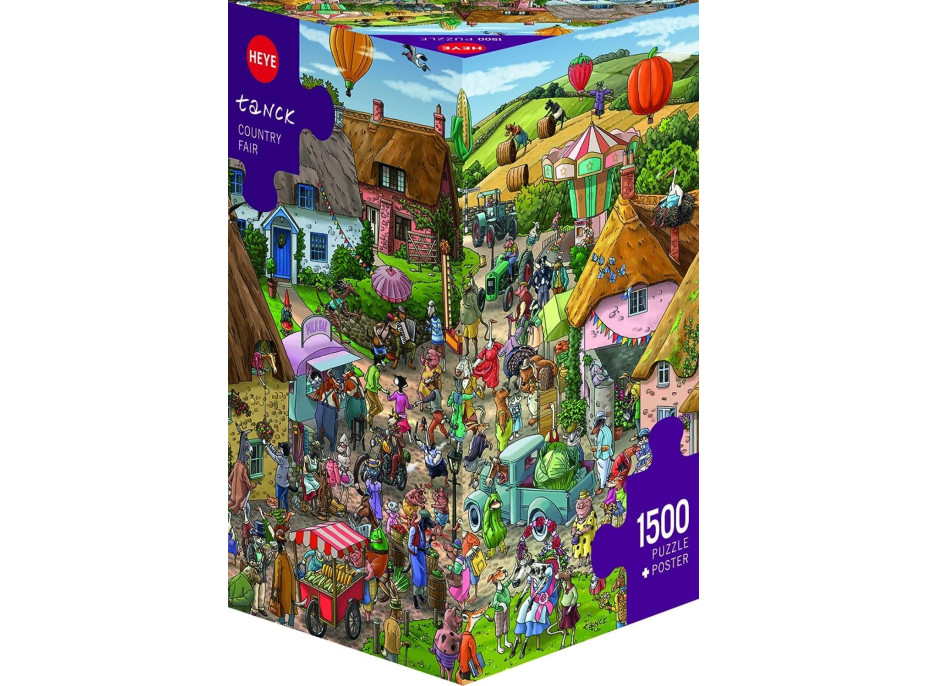 HEYE Puzzle Vidiecky jarmok 1500 dielikov