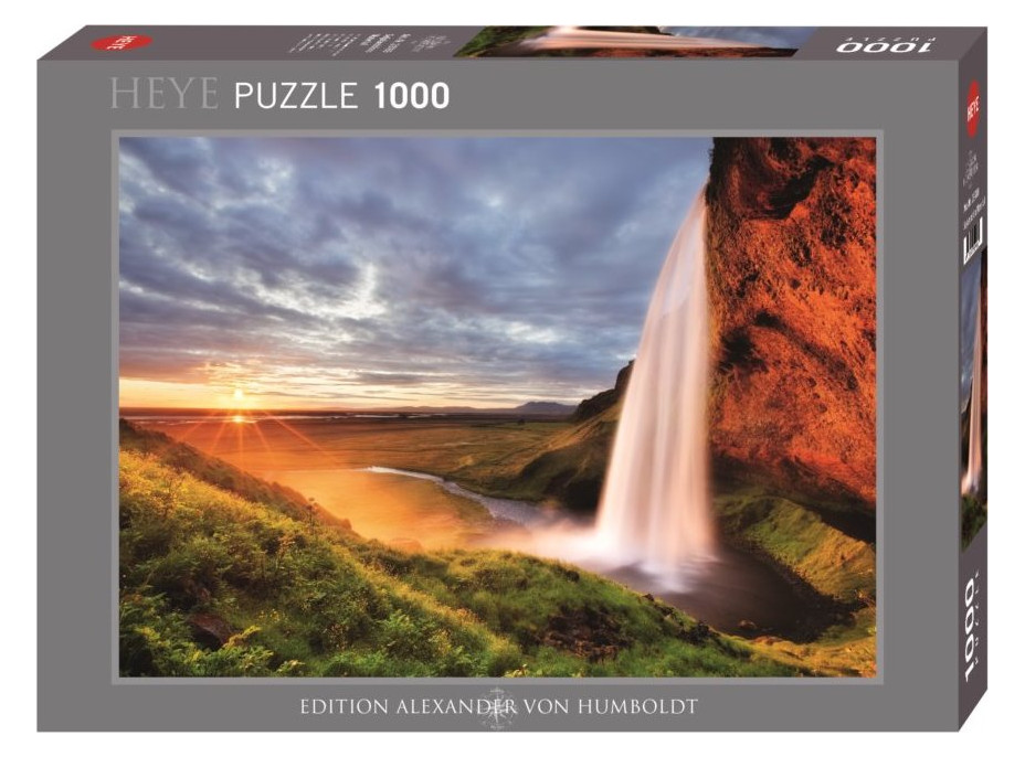 HEYE Puzzle Vodopád Seljalandsfoss, Island 1000 dielikov