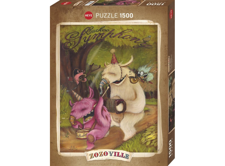 HEYE Puzzle Zozoville: Kukučková symfónia 1500 dielikov