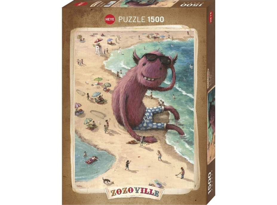 HEYE Puzzle Zozoville: Lážo Plážo 1500 dielikov