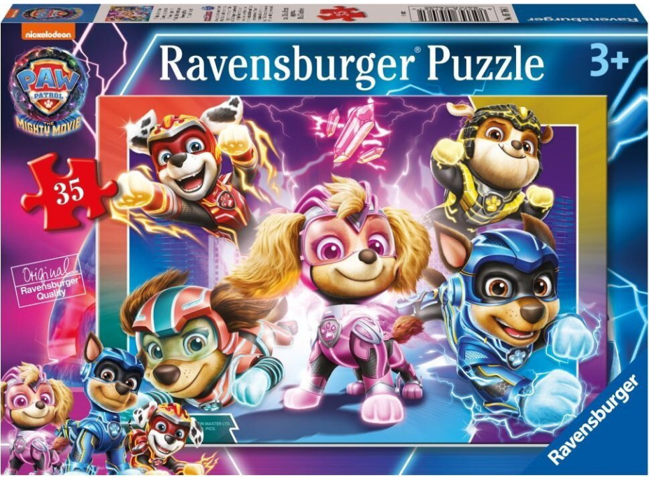 RAVENSBURGER Puzzle Tlapková patrola vo veľkofilme 35 dielikov