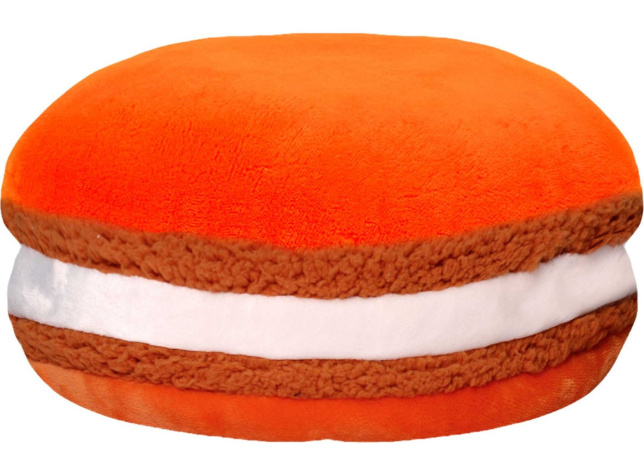 Okrúhly vankúš COOKIE 45 cm - oranžový