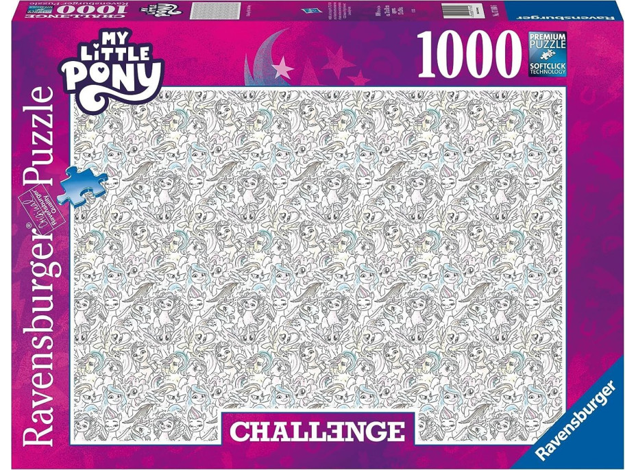 RAVENSBURGER Puzzle Challenge: My Little Pony 1000 dielikov