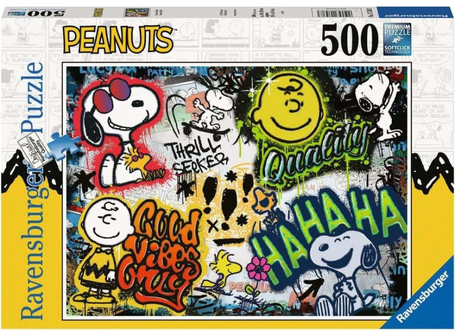 RAVENSBURGER Puzzle Peanuts 500 dielikov