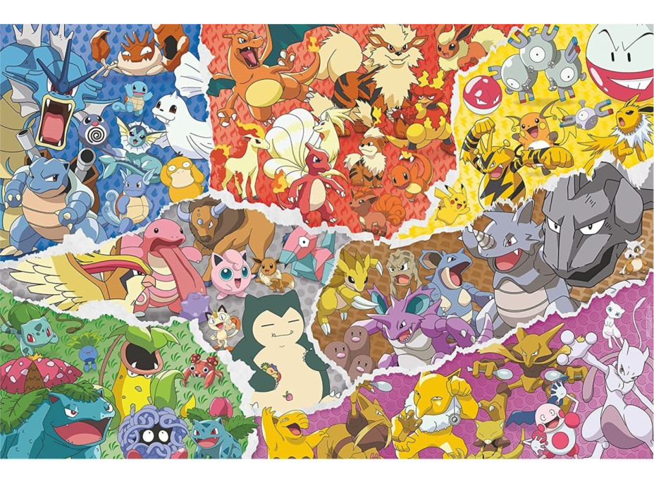 RAVENSBURGER Puzzle Pokémon Allstars 1000 dielikov