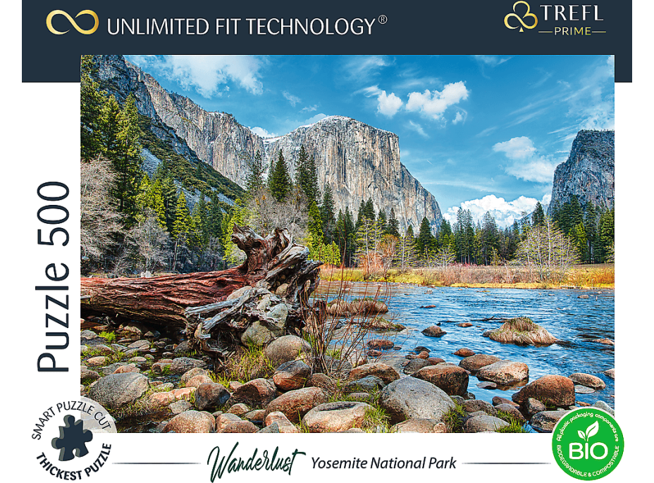 TREFL Puzzle UFT Wanderlust: Yosemitský národný park, Kalifornia, USA 500 dielikov