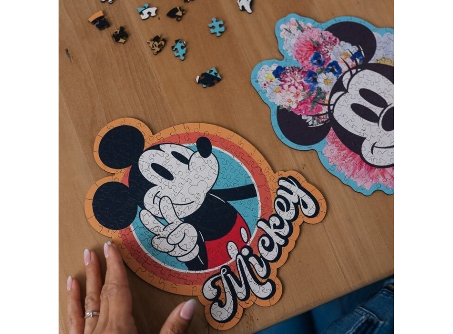 TREFL Wood Craft Origin puzzle Štýlová Minnie 160 dielikov