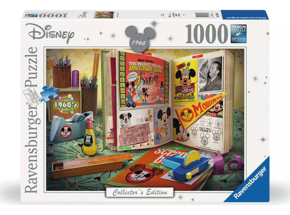 RAVENSBURGER Puzzle Disney: 1960 Mickeyho výročie 1000 dielikov