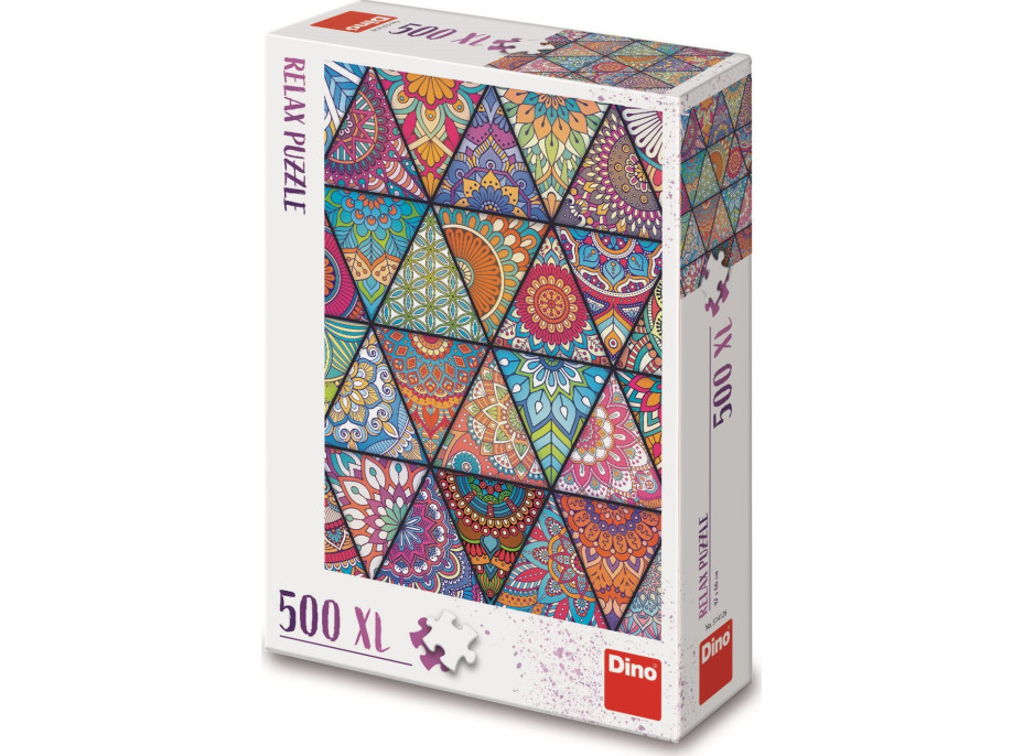 DINO Relax puzzle Dlaždice XL 500 dielikov