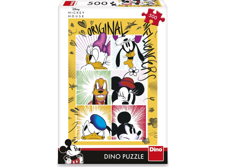 DINO Puzzle Mickeyho partia 500 dielikov