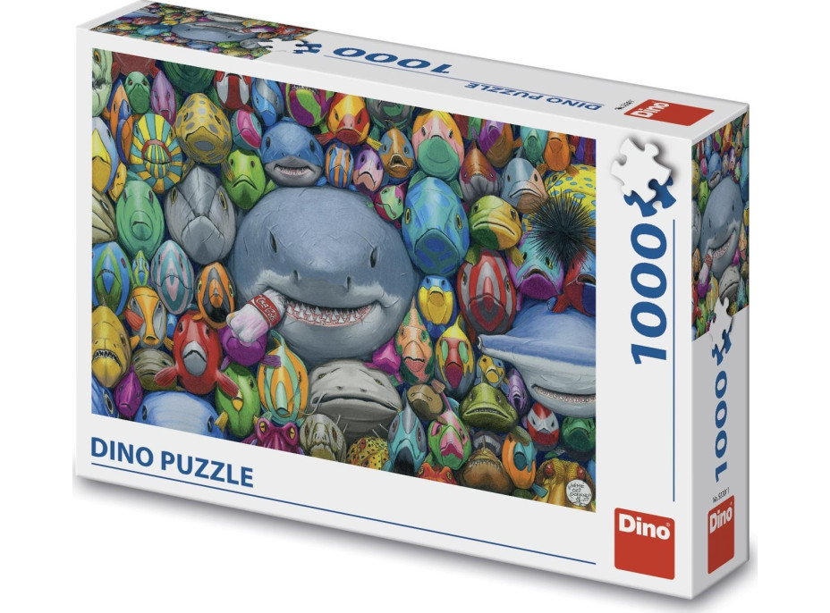 DINO Puzzle Farebné rybičky 1000 dielikov