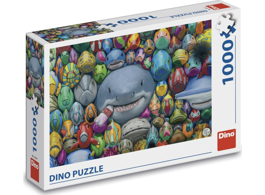 DINO Puzzle Farebné rybičky 1000 dielikov