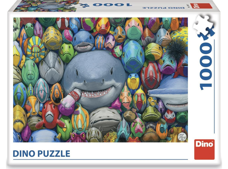 DINO Puzzle Farebné rybičky 1000 dielikov