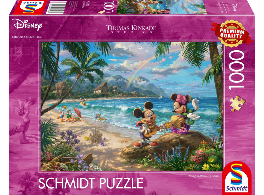 SCHMIDT Puzzle Minnie a Mickey na Hawaii 1000 dielikov