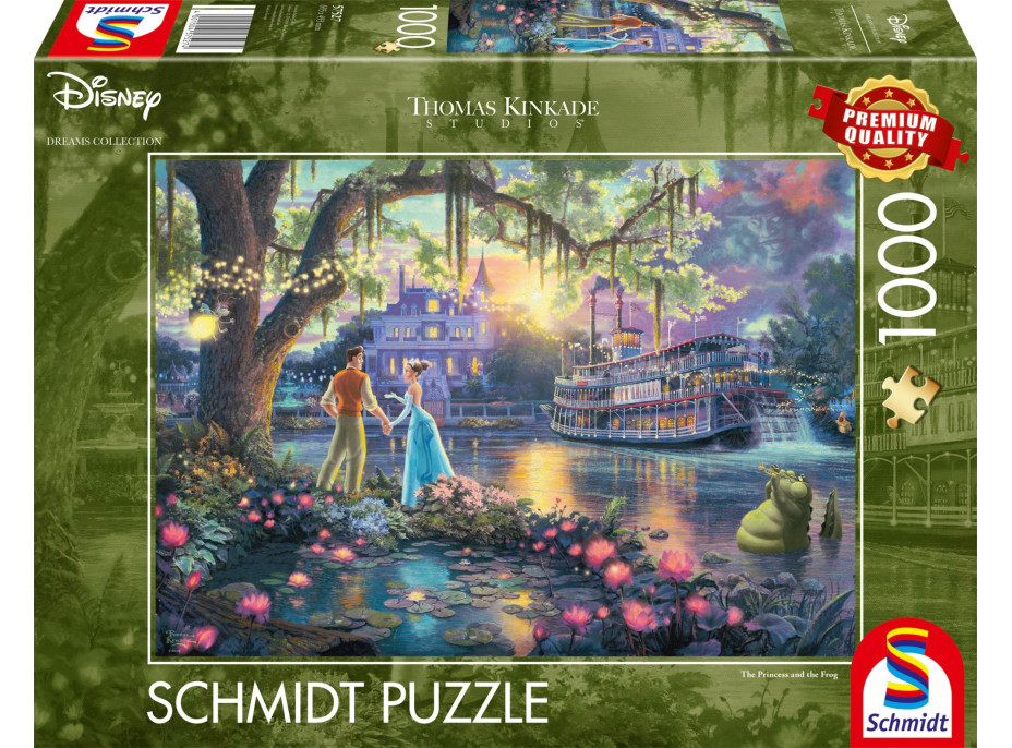 SCHMIDT Puzzle Princezná a žabiak 1000 dielikov