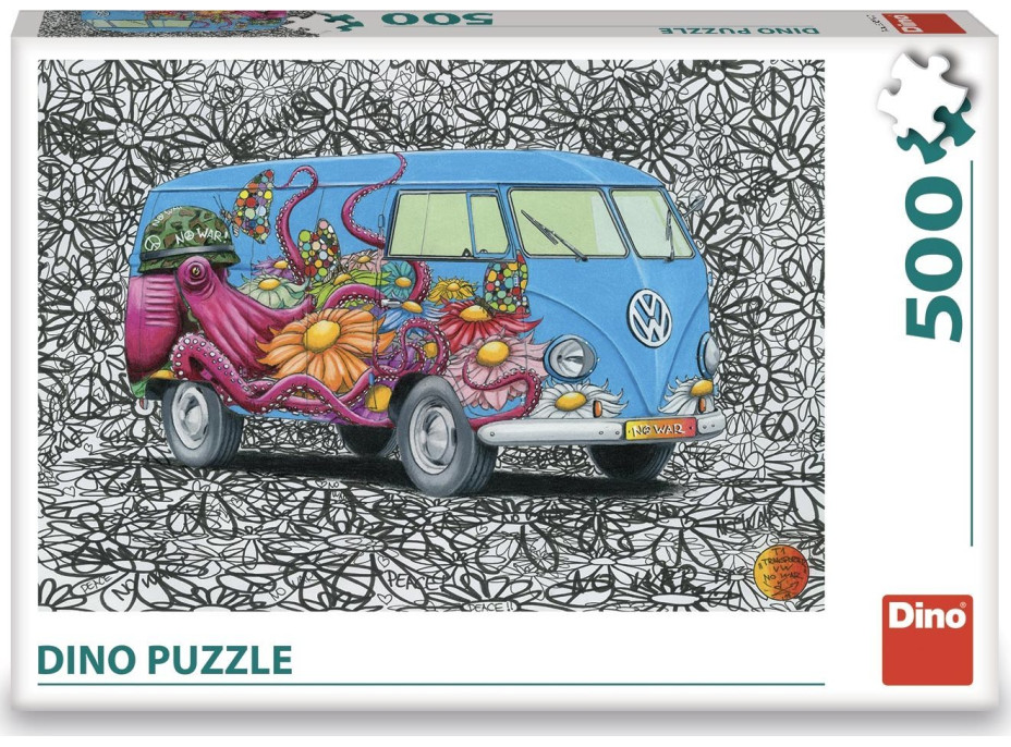 DINO Puzzle Hippies VW 500 dielikov