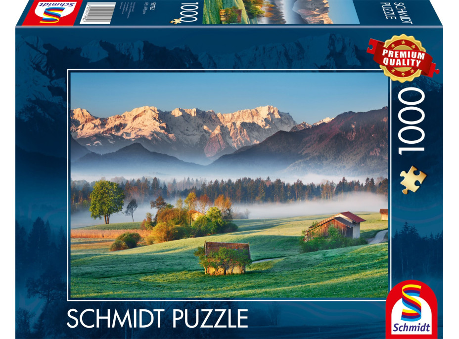 SCHMIDT Puzzle Garmisch Partenkirchen - Murnauer Moos 1000 dielikov