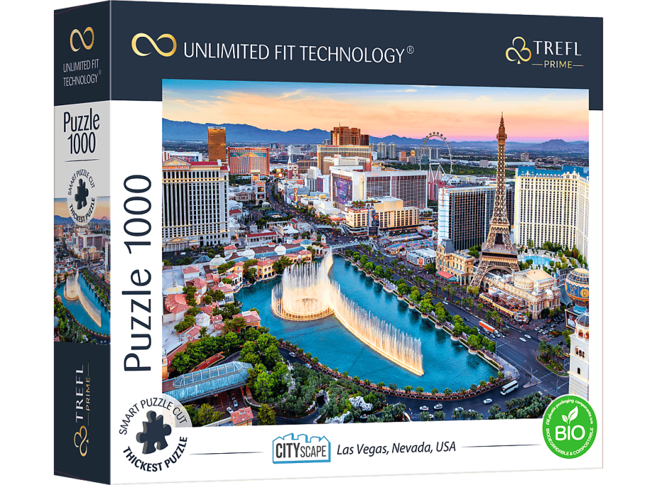 TREFL Puzzle UFT Cityscape: Las Vegas, Nevada, USA 1000 dielikov