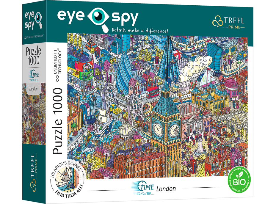 TREFL Puzzle UFT Eye-Spy Time Travel: Londýn 1000 dielikov