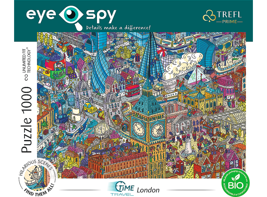 TREFL Puzzle UFT Eye-Spy Time Travel: Londýn 1000 dielikov