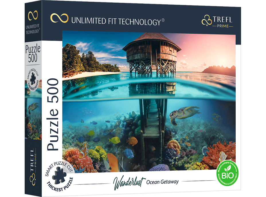 TREFL Puzzle UFT Wanderlust: Vstup do oceánu 500 dielikov