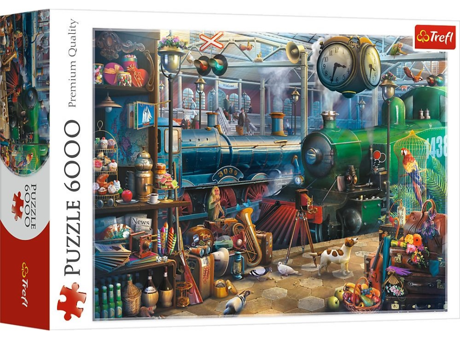 TREFL Puzzle Vlaková stanica 6000 dielikov