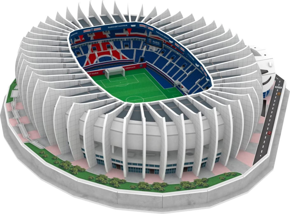 3D PUZZLE ŠTÁDIUM 3D puzzle Štadión Parc Des Princes Paris Saint-Germain 111 dielikov