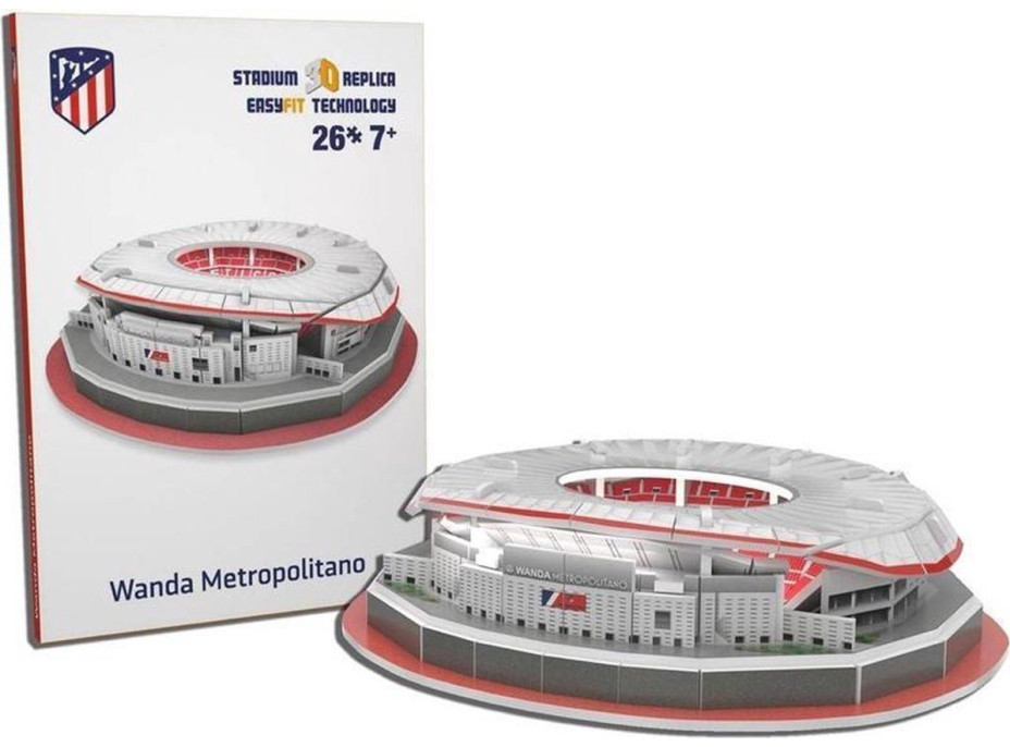 ŠTÁDIUM 3D REPLICA 3D puzzle Štadión Wanda Metropolitano FC Atletico Madrid 26 dielikov