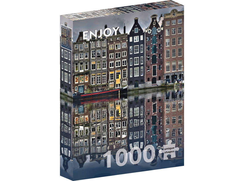 ENJOY Puzzle Domy v Amsterdame 1000 dielikov