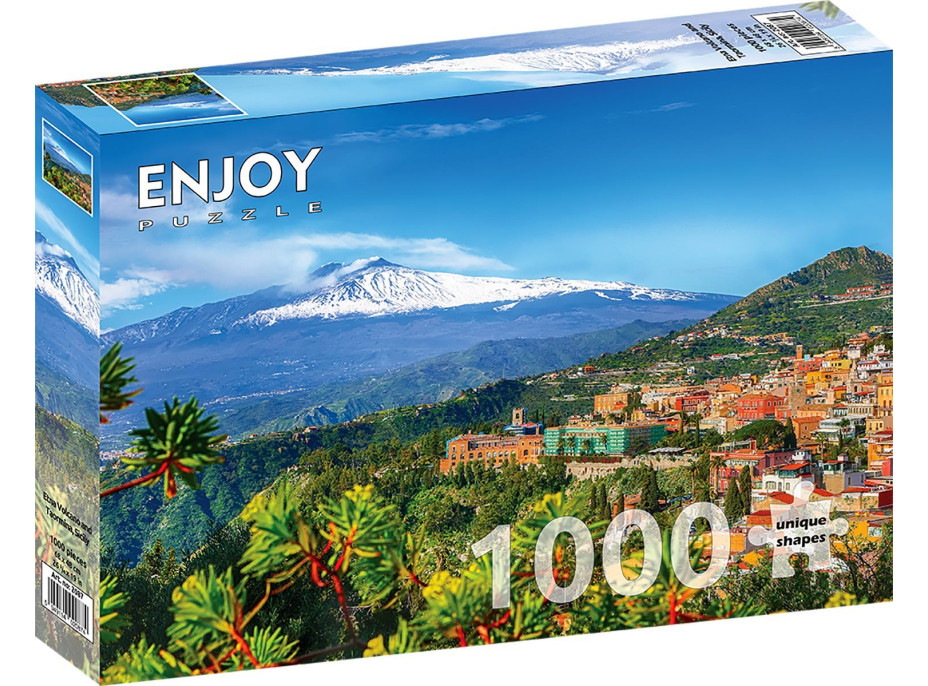 ENJOY Puzzle Etna a Taormina, Sicília 1000 dielikov